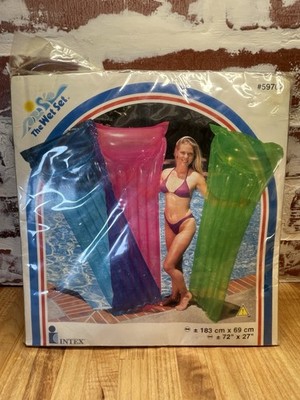 Intiex The Wet Set Inflatable Pool Green Float 72  X 30  59717 New Sealed 1999