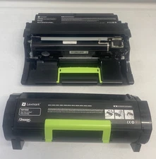 GENUINE Lexmark MS321 DRUM UNIT + TONER CARTRIDGE for MS321/MS421/MS521/MS621
