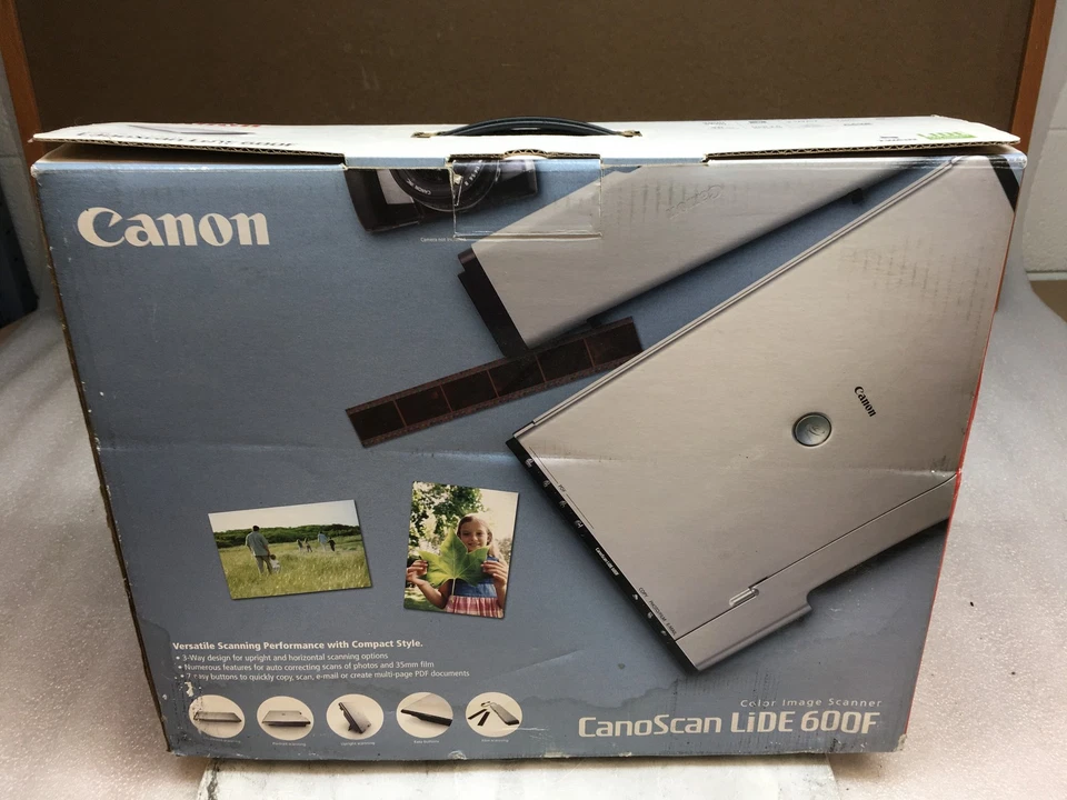 CanoScan Lide Scan 600 Flatbed Scanner with Software Manual Cable and FAU - Image 3 of 4
