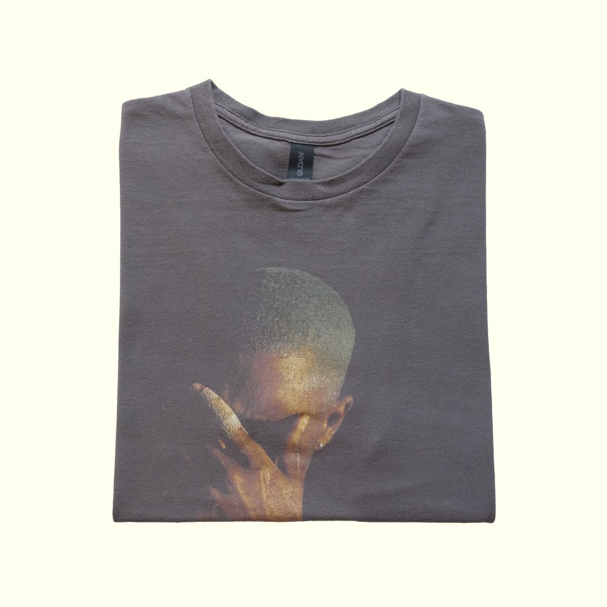 FRANK OCEAN VTG Y2K BLONDE HIP HOP RAP TEE R&B MUSIC GRAPHIC GRAY 