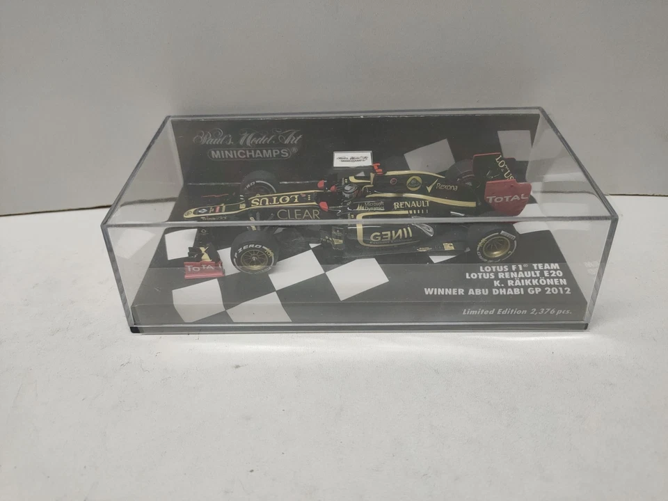 Lotus E20 Raikkonen Winner Abu Dhabi GP 2012 1/43 Minichamps - Photo 2/4