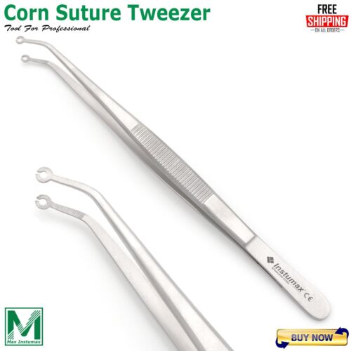 Surgical Tissue Forceps Cotton Dressing Thumb Tweezers Pliers Atraumatic Dental - Picture 6 of 9