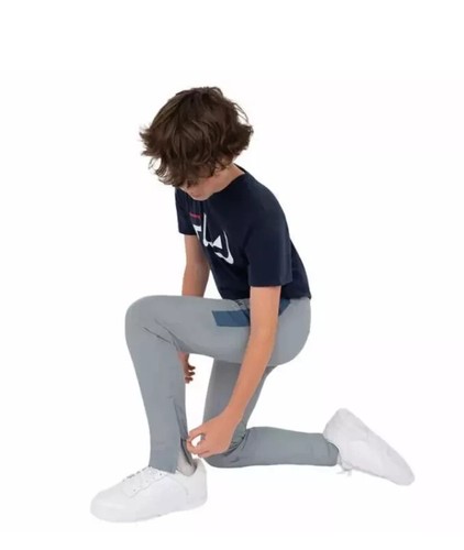 FILA Boys Youth Training Pant, Size M (10/12), Grey **BRAND NEW** - Picture 3 of 9