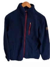 BOYS FLEECE SOFT FULL ZIP SHERPA JACKET 10-12 FREE COUNTRY NWT Highland