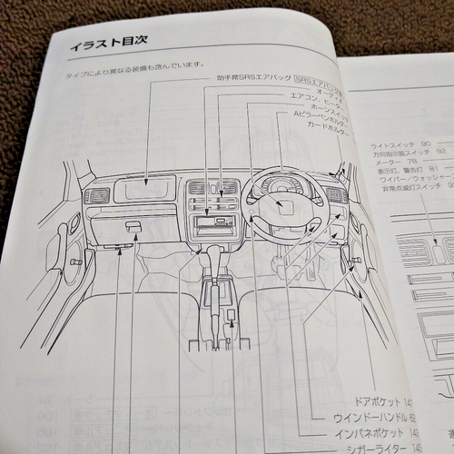 JDM 02-09 Suzuki CARRY Truck (DA63T) Japanese Owner's Manual Operation Manual - Picture 5 of 16