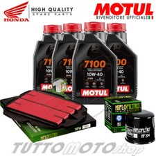 Kit Tagliando HONDA CROSSRUNNER 800 2011 2012 2013 2014/Olio MOTUL 7100-Filtri