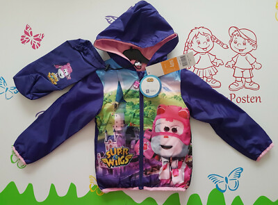 Jacke Windjacke Sweatjacke Super Wings Größe 98 110 116