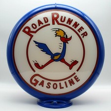 ROADRUNNER GASOLINE 13.5" Gas Pump Globe - SHIPS FULLY ASSEMBLED! MADE IN USA!!