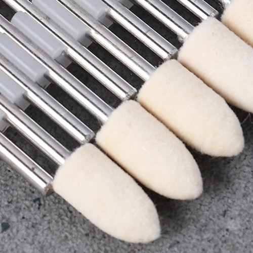 12PCS Lucidatura Lana Punta Conica Feltro Feltro Lucidatura Utensili Rettifica - Foto 9 di 11