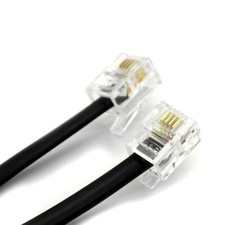 RJ11 to RJ11 Cable ADSL BT SKY Broadband Modem Internet DSL Land Line Lead Lot