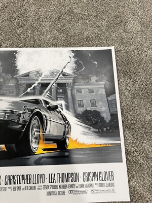 Back To The Future VERSION C Art Print Movie Poster By Paul Mann
