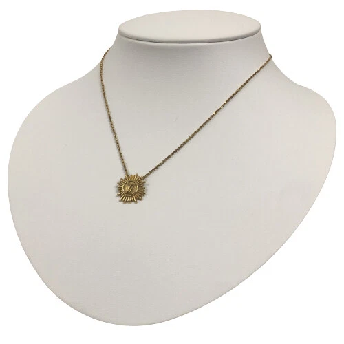 LOUIS VUITTON（LV） LOUIS VUITTON Plus Vendome Collana Catena Ciondolo M68352 Placcato Oro Logo LV