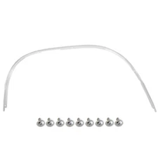 1968~1969 Dodge Cornet Front Wheel Well Opening Molding Left Side w/Screws M6011