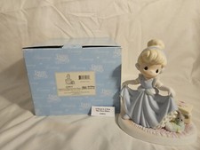 Firmado Disney Precious Moments Cenicienta/Un sueño es un deseo que hace tu corazón