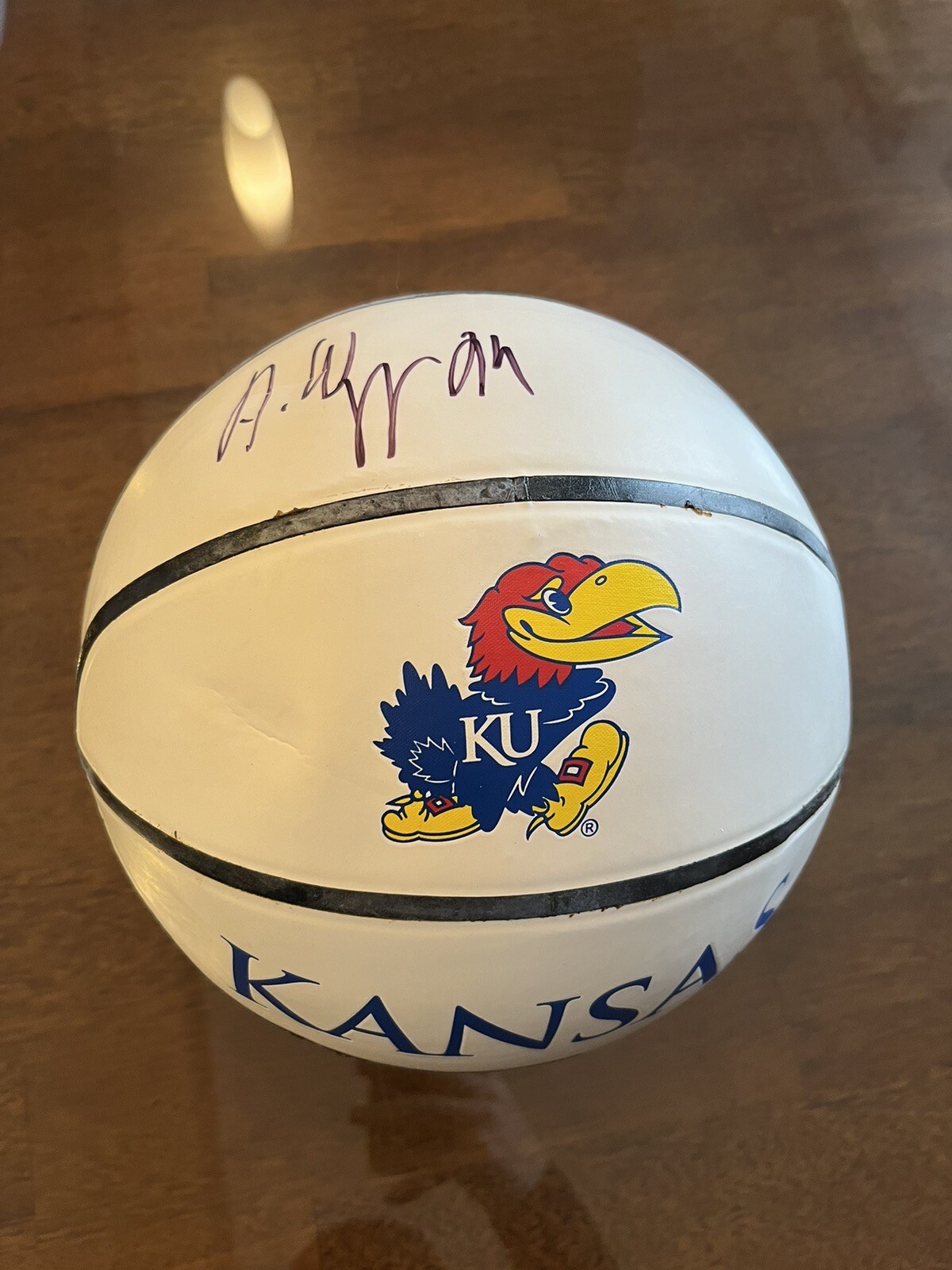 Andrew Wiggins Autographed Signed Kansas Jayhawks Kansas Basketball PSA COA 