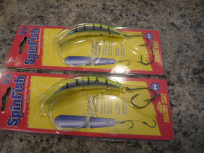 Esca Yakima Bait SpinFish 3.0 Blue Tiger - Confezione Da 2 - Crankbait Per Pesca In Acqua Dolce E Salata