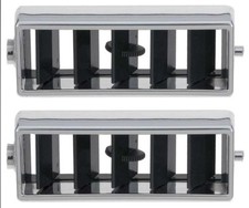 1969 Camaro 1969 - 76 Corvette Replacement Ac Center Dash Vents - Pair- 748614 1969 Camaro 1969 - 76 Corvette Replacement Ac Center Dash Vents - Pair- 748614