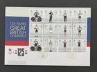 ISLE OF MAN 2021 FDC GREAT BRITISH OLYMPIANS 125 YEARS FIRST DAY COVER DOUGLAS