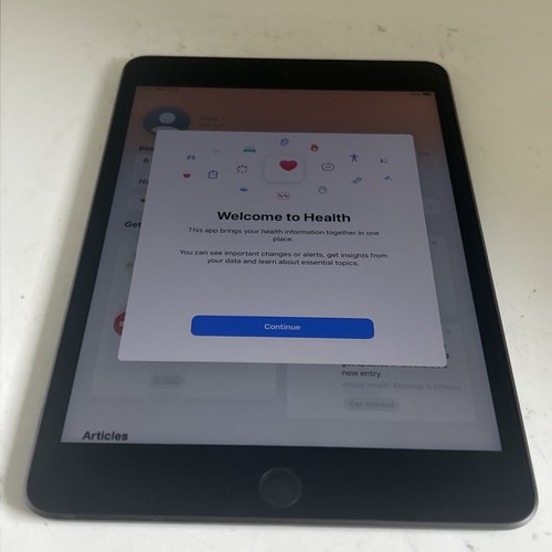 Apple iPad Mini 5th Gen 64GB 7.9in Wi-Fi & 4G Unlocked Space Grey DK416 - Afbeelding 4 van 9