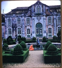 Queluz National Palace Lisbon Portugal - 1959 Stereo Realist slide #814