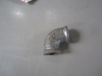 LAGERAUFLÖSUNG 10 X Temperguss  Fitting Winkel 3/8''II 90verzinkt  Nr. 90