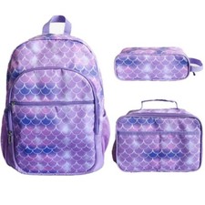 kids Pencil Case Lunch Bag Schoolbag Three-Piece Set new