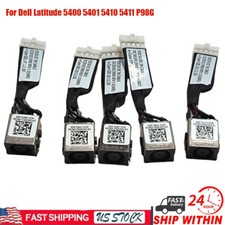 5PC For Dell Latitude 5400 5410 5401 5411 P98G DC Power Jack Charging Port Cable