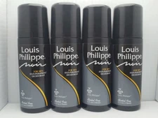 4 Louis Philippe For men Anti-perspirant Deodorant Noir Scent 2.5 OZ NEW Roll On