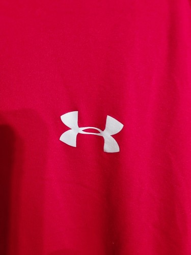 Under Armor Heat Gear Loose Men's Red Short Sleeve Shirt!! Size Large!! - Picture 4 of 5