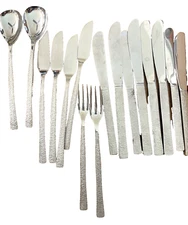 Lot of Vtg Mid Century VINERS SHEFFIELD Studio Stainless See Pics Fast CA SHIP