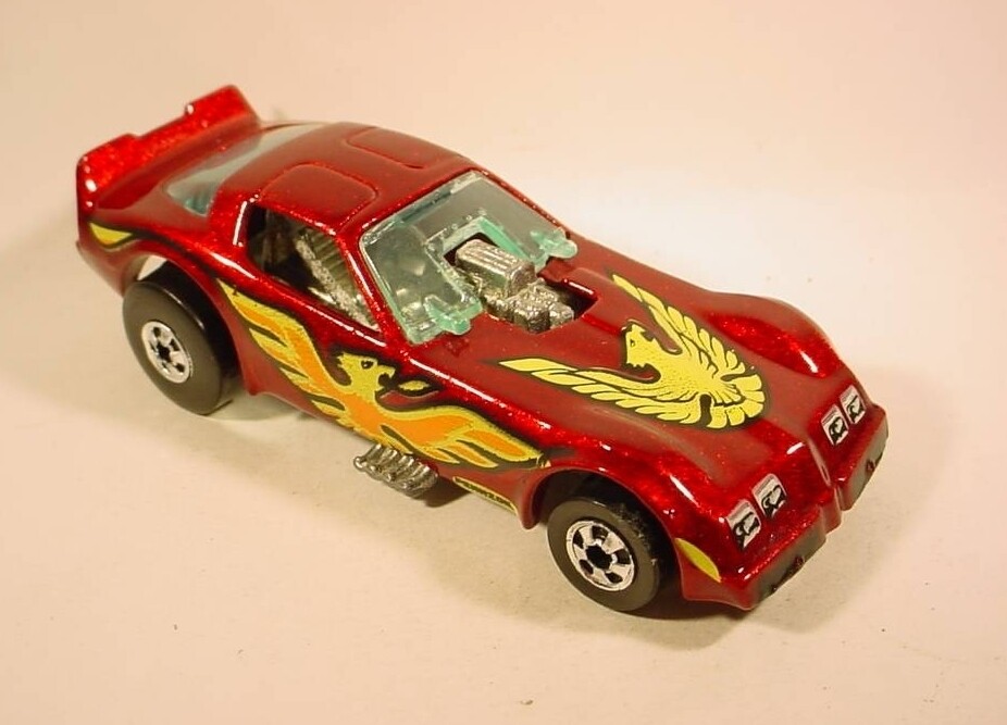 Hot Wheels Maroon (White Headlights) Firebird Funny Car Loose