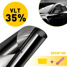 Uncut 20''x10FT  Car Window Glass Tint Film Roll with Shades  35% VLT black