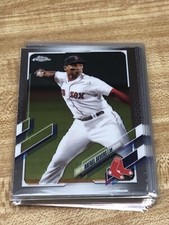 2021 Topps Chrome Base #94 Rafael Devers - Boston Red Sox B13