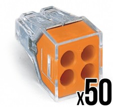 WAGO 773-104 Connectors Junction Box Electrical Reusable Wire Lever x50
