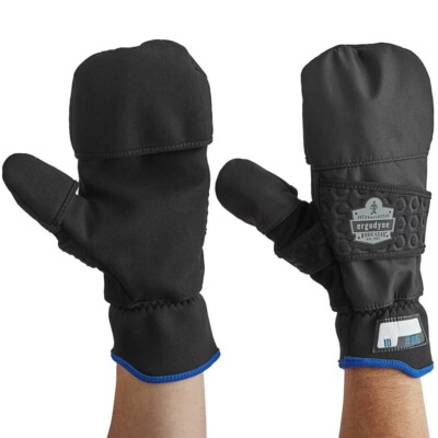 Ergodyne ProFlex 816 Thermal Half Finger Winter Work Gloves Flip