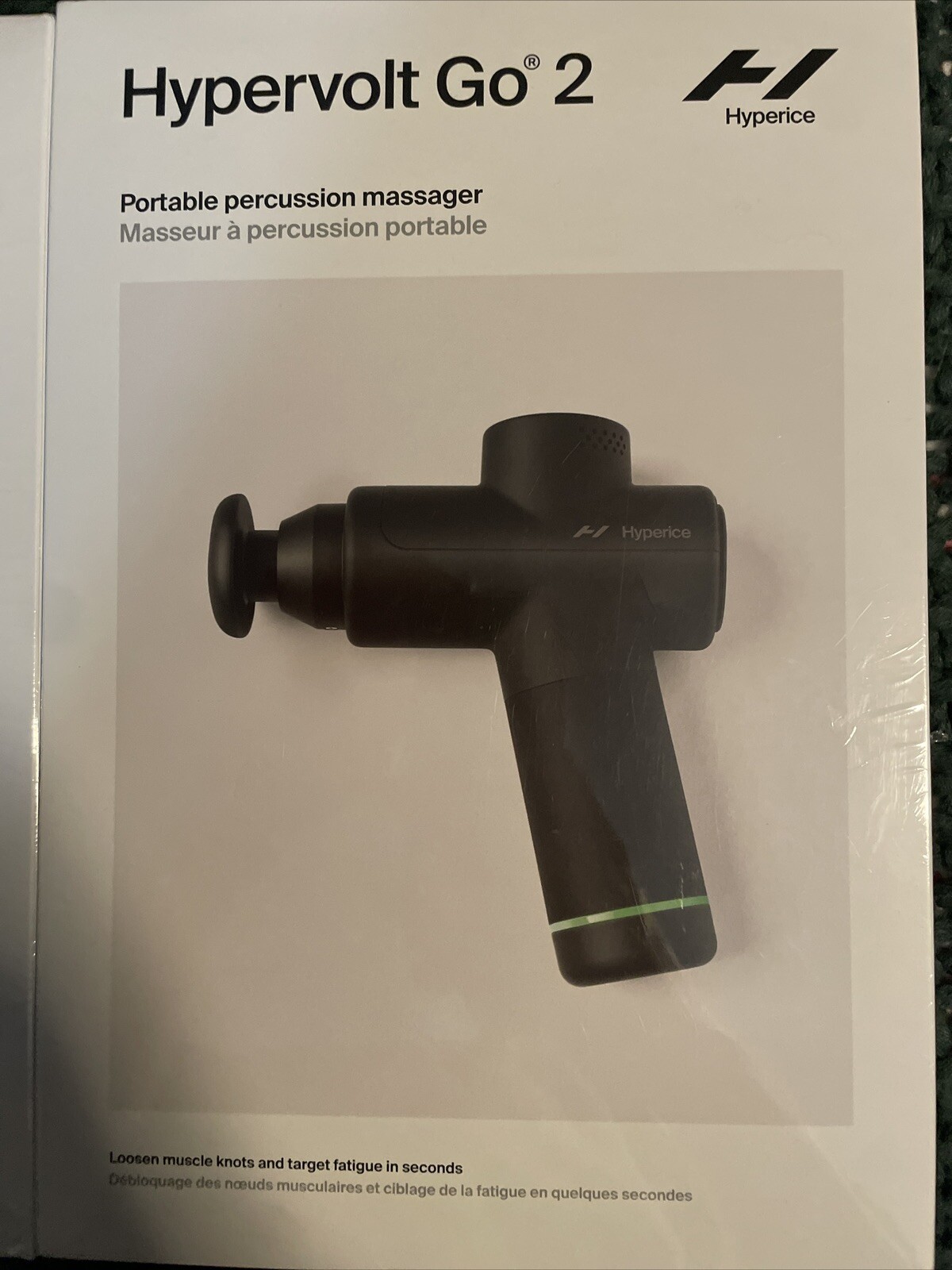 Hyperice Hypervolt Go 2 Massage Gun - HIVOLT2 Black