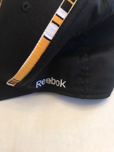 Neu ohne Etikett NHL Reebok Boston Bruins Kappe Einheitsgröße schwarz mit Bruins Logo - Bild 2 von 7