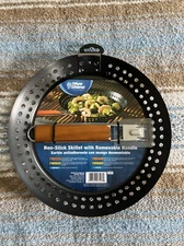 Blue Rhino Non-Stick Skillet Basket with Removable Handle – NIP New Package