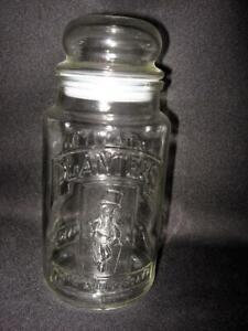 jar peanut mr vintage lid glass excellent 1981 75th planters anniversary