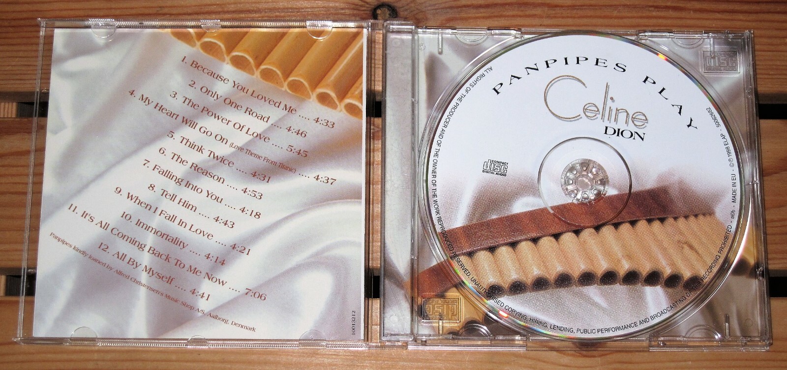 MusikCD Ricardo Caliente Panpipes Play Celine Dion Neuwertig