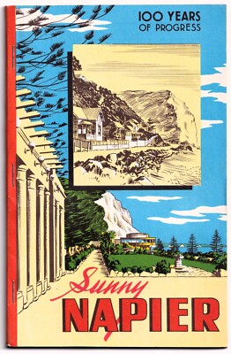 Vintage Napier Neuseeland Reiseführer Reise lokales Geschäft Anzeigen Fotos 1958