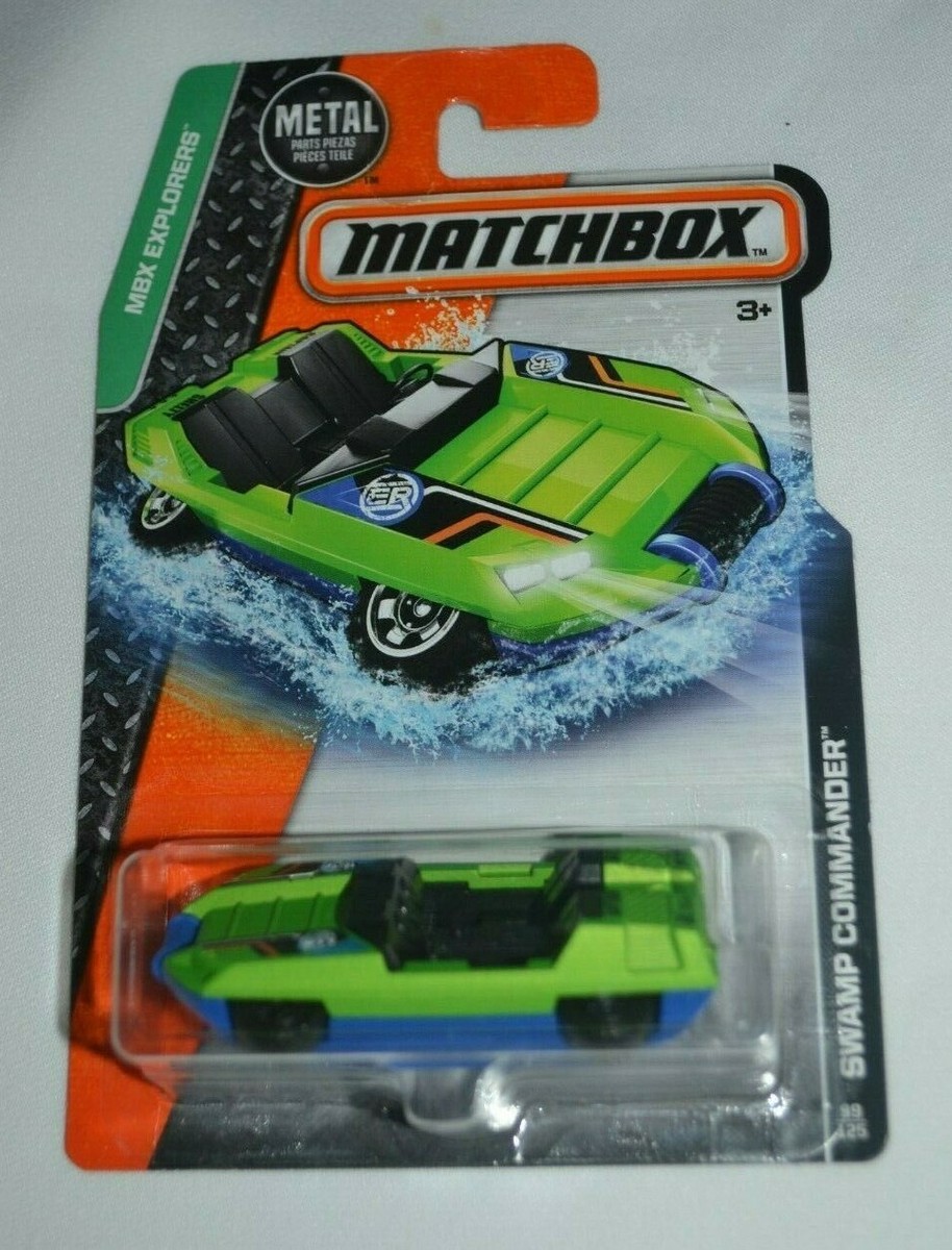 MATCHBOX Green Swamp Commander – Modellauto 1:64, Metallteile, Internationale Karte – Für Sammler & Spielzeug