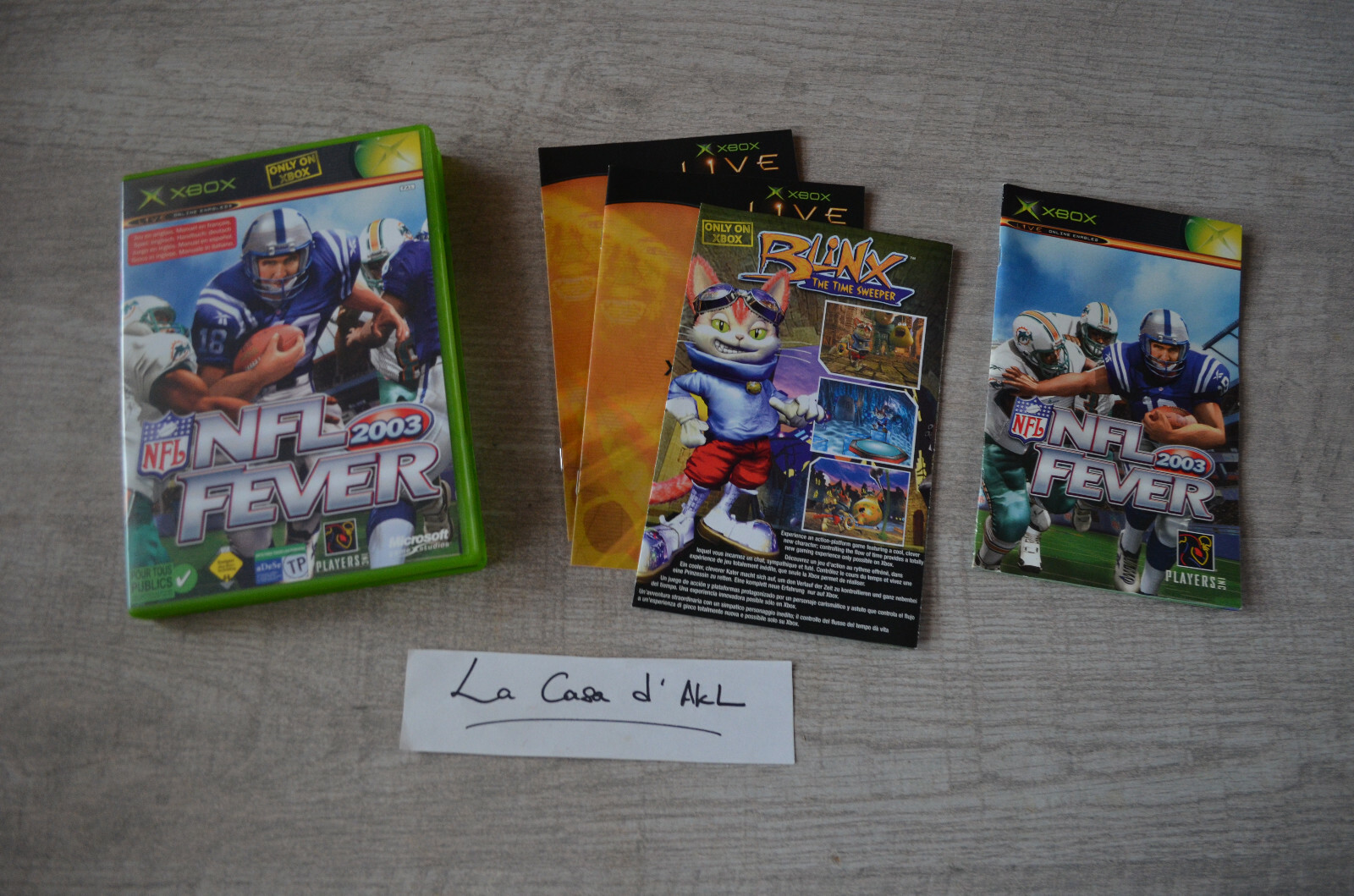 NFL Fever 2003 complet sur Xbox Classic première gen - FR TTBE