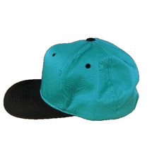 Brand New Yupoong hat in a stylish teal and black color snapback BULK DISCOUNT