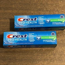 2 pack Crest ProHealth w Scope 4.3 oz Fluoride Toothpaste