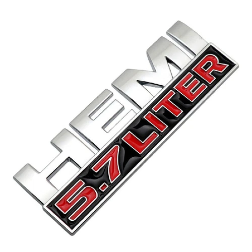 For Dodge RAM 1PCS Embleme Auto Parts Hinten Logo Decorate Badge HEMI 5.7 LITER - Bild 5 von 9