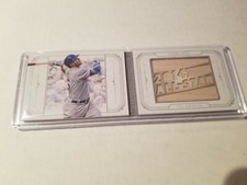 2015 National Treasures Yasiel Puig Star Booklet Jumbo Bat AllStar 10/10 Dodgers