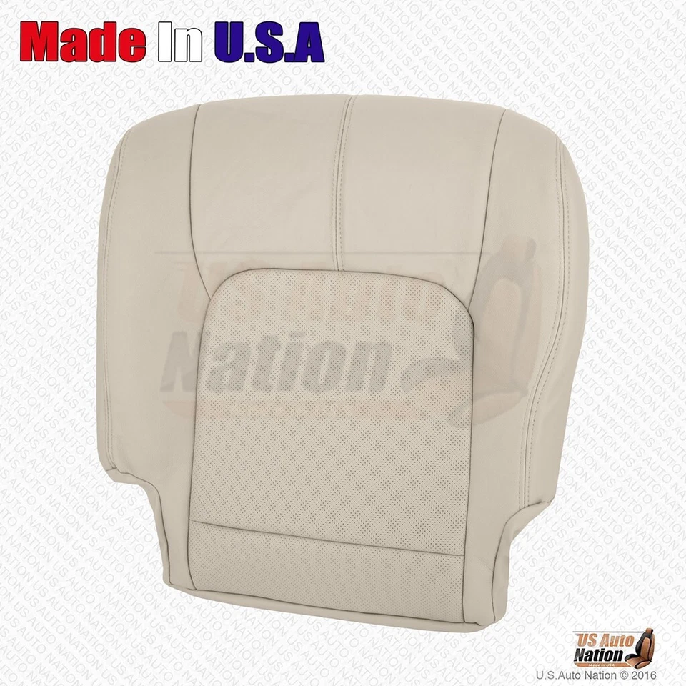 2013 2014 For Nissan Murano Front Driver Bottom Perforated Leather Cover Tan - Image 4 of 4