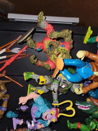 Vintage Action Figure Lot Of Vintage And Modern Tmnt, Some Parts - Picture 10 of 15