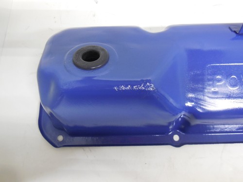 PAIR 1970 1971 FORD 351C 4V POWER BY FORD VALVE COVERS W/ DRIPPERS cover - Picture 6 of 10